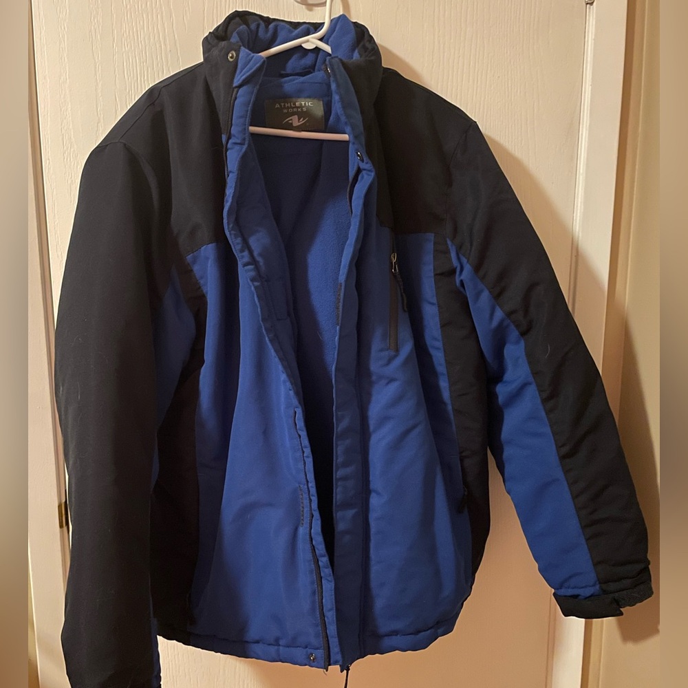 Athletic Works Blue and Black Performance Jacket